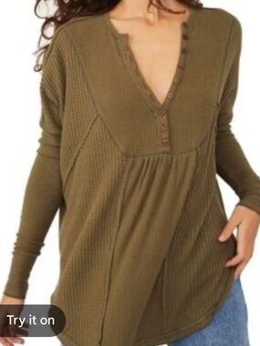 Free People Leo Henley Tee